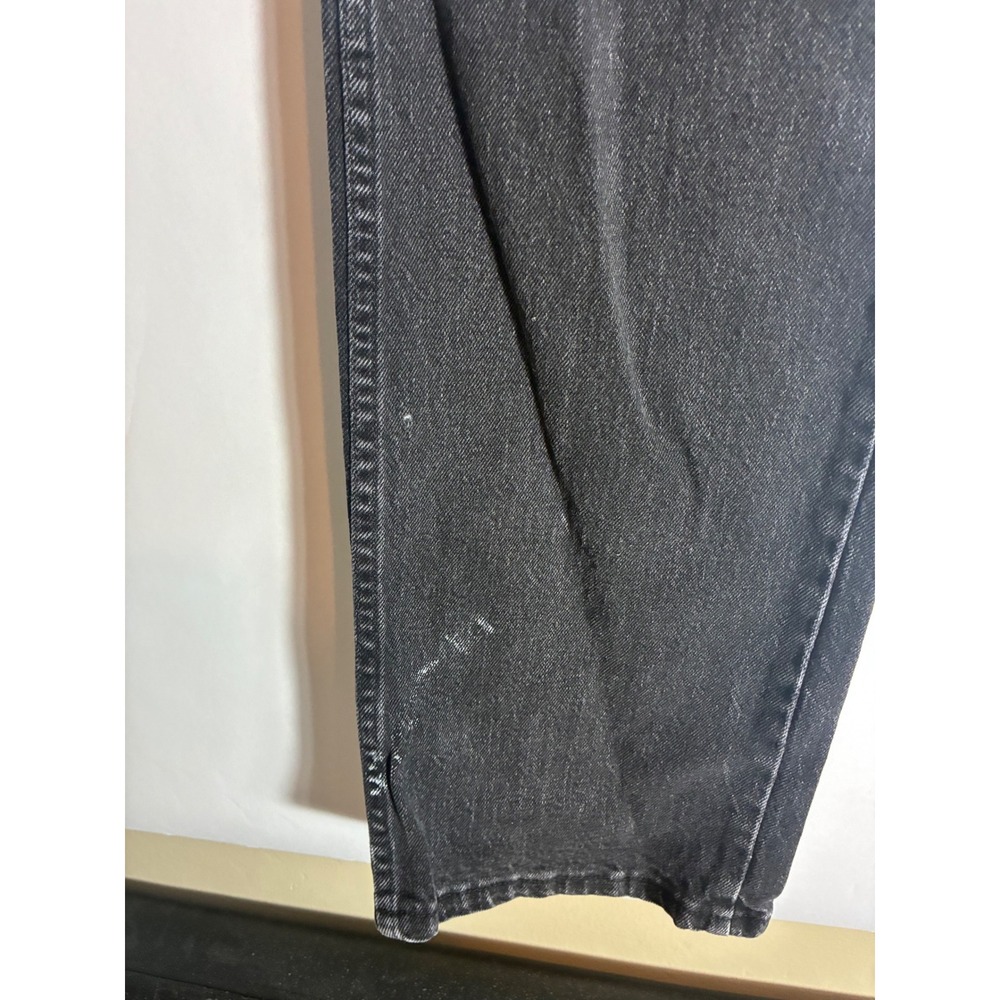Wrangler Authentic Jeans Mens 36x32 Black Regular Fit Straight Leg Denim 855SHCB - Picture 2 of 8